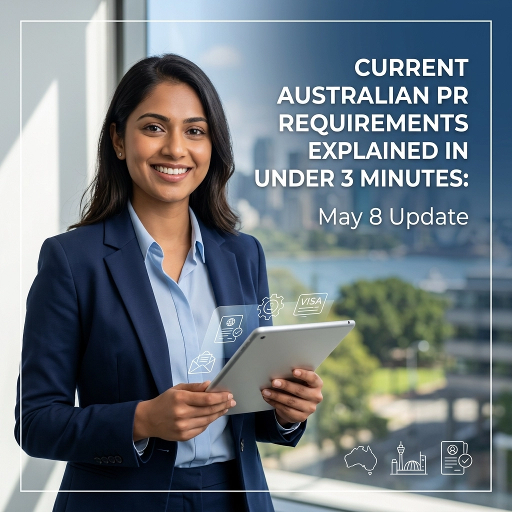 Current Australian PR Requirements Explained in Under 3 Minutes: May 8 Update